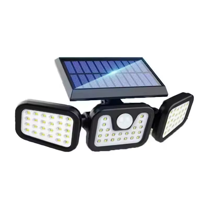 Triple Head Solar Light