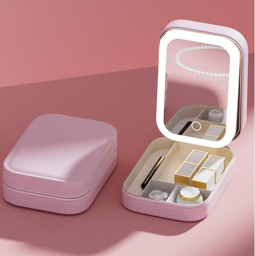 LED Makeup Travel Case